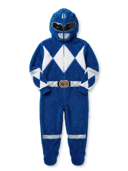 Blue Ranger Onesie - Flat Lay