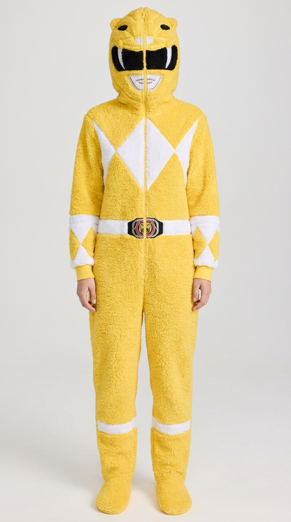 Yellow Ranger Onesie - Hood Up