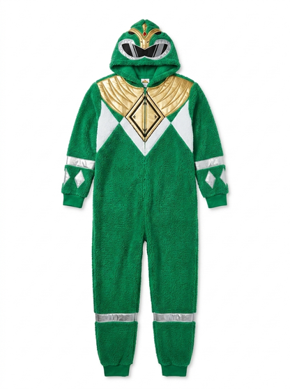 Green Ranger Onesie - Flat Lay
